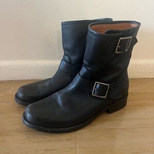 Frye leather mid-calf boots